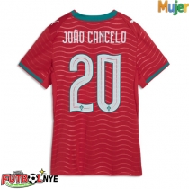 Camiseta Portugal Joao Cancelo #20 Primera Equipación para mujer Mundial 2026 manga corta